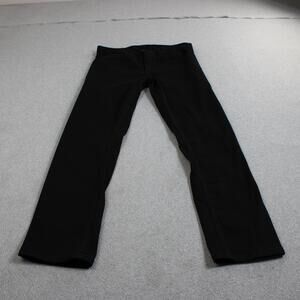 Dearborn Denim Jeans Woman 2 Black Straight Leg Stretch Made In Chicago USA Pant